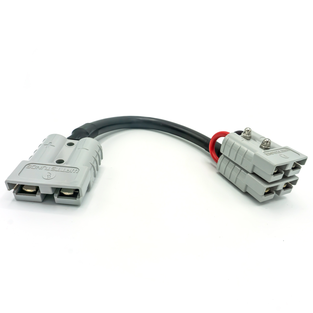 WATTSTUNDE® AK-A50-A50.2-P Y-Parallel-Stecker Anderson A50 auf 2x Anderson A50