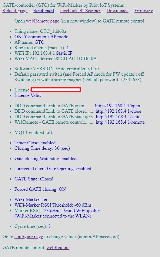 Bundle: GATE-controllerLite + 1x WiFi-Marker für bestehende Tore. GATE-controller ohne Relais für Shelly Switches (Shelly Plus 1; Shelly Plus 1PM oder Shelly 1; Shelly 1PM)