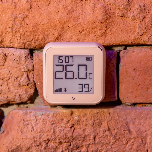 Shelly Plus H&T Gen. 3 Temperatur- & Feuchtigkeitssensor Mocha