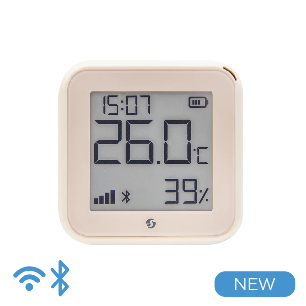 Shelly Plus H&T Gen. 3 Temperatur- & Feuchtigkeitssensor Ivory
