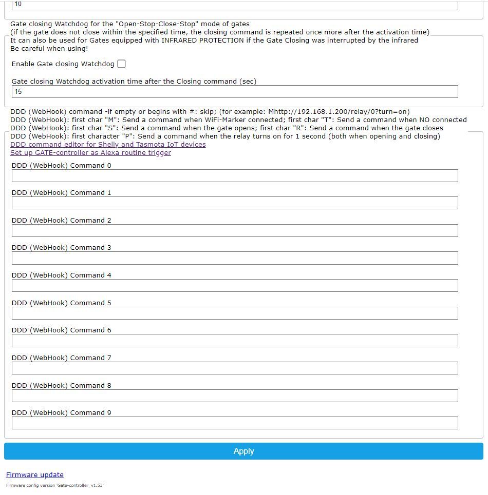 Bundle: GATE-controllerLite + 1x WiFi-Marker für bestehende Tore. GATE-controller ohne Relais für Shelly Switches (Shelly Plus 1; Shelly Plus 1PM oder Shelly 1; Shelly 1PM)