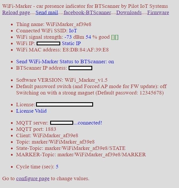 WiFi-Marker - PKW Präsenz Indikator durch WLAN 