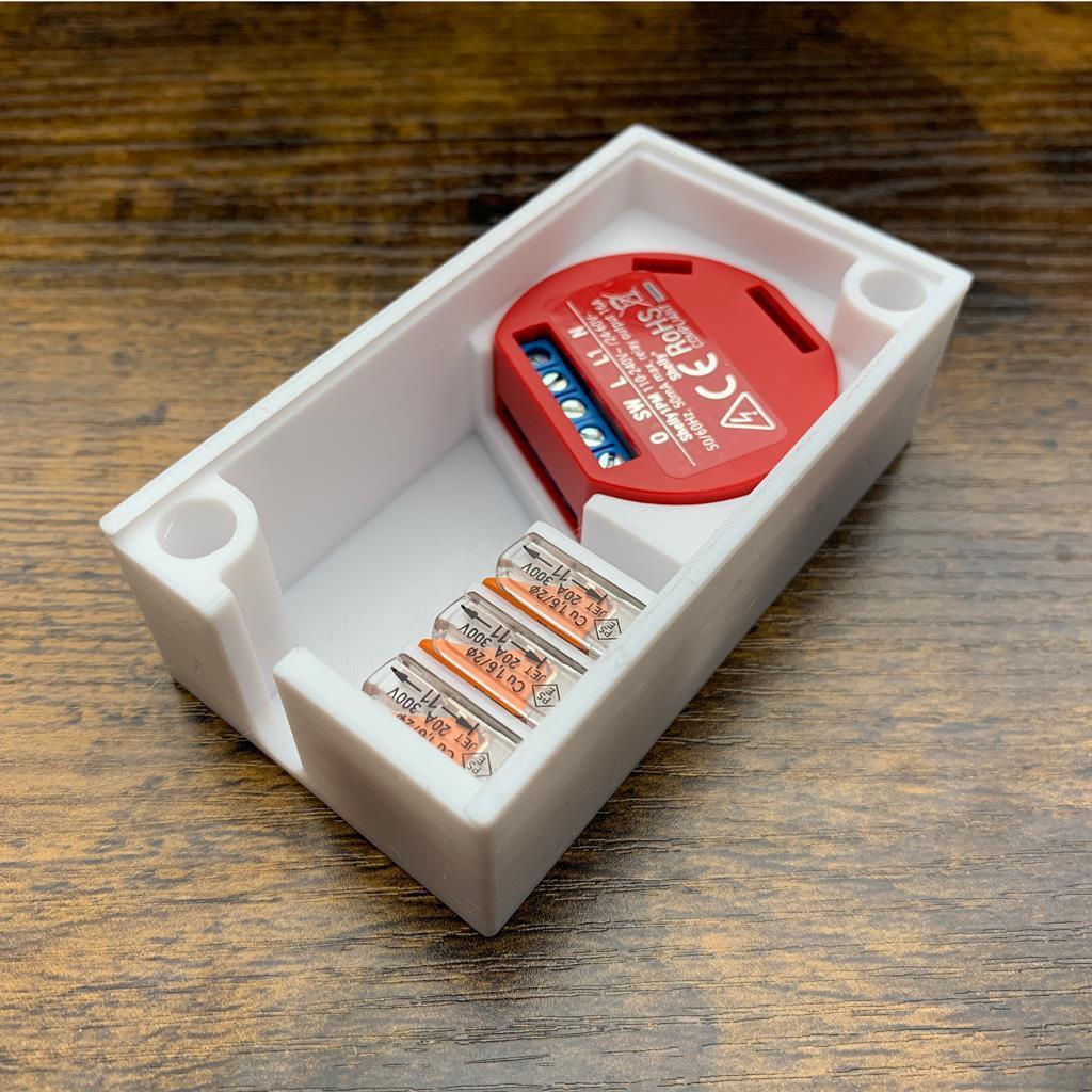 Gehäuse - Deckel geschlossen für Shelly 1/PM Plus