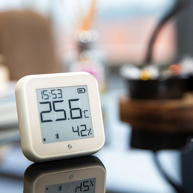 Shelly Plus H&T Gen. 3 Temperatur- & Feuchtigkeitssensor Ivory